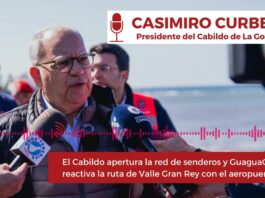 El Cabildo apertura la red de senderos y GuaguaGomera reactiva la ruta de Valle Gran Rey con el aeropuerto