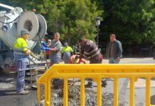 El Ayuntamiento de San Sebastián de La Gomera finaliza la reparación de la red de saneamiento en la Plaza de Las Américas