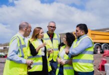 El Gobierno de Canarias inicia el asfaltado de La Roseta dentro de la actuación de mejora de la Paredes–Alajeró–Aeropuerto, en La Gomera