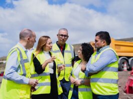 El Gobierno de Canarias inicia el asfaltado de La Roseta dentro de la actuación de mejora de la Paredes–Alajeró–Aeropuerto, en La Gomera
