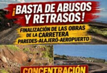 Alajeró y su comarca pide apoyo para solventar el grave problema de la GM-3