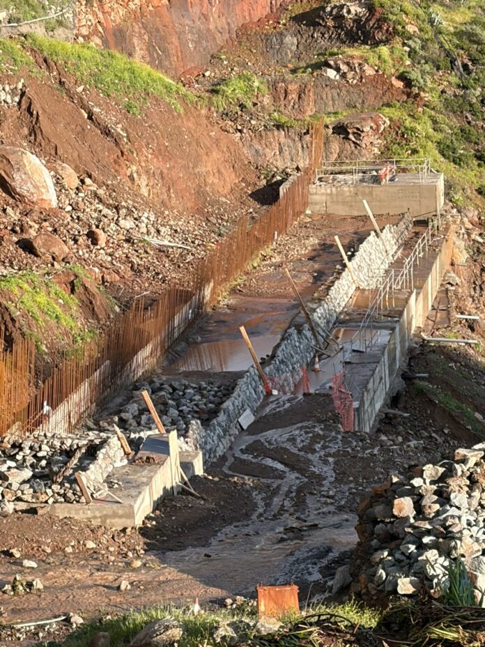 Estado actual Obra de Emergencia zona Cañada de las Palomas GM3