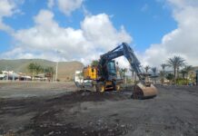 El Ayuntamiento de San Sebastián de La Gomera apunta que realizó trabajos de limpieza y acondicionamiento de las playas antes de Semana Santa