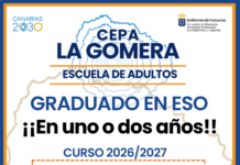 El CEPA La Gomera mantiene abierto el plazo de preinscripción abierto hasta el 24 de abril