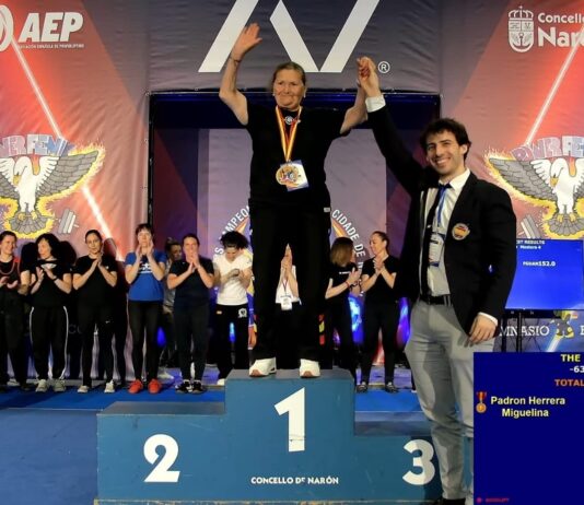 La gomera, Miguelina Padrón revalida su título de campeona de España de Powerlifting a sus 79 años