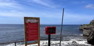 Vallehermoso incorpora tecnología de rescate inmediato en su litoral con la instalación de dispositivos OneUP