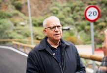 El Cabildo ejecuta actuaciones de emergencia en la CV-3 tras los daños causados por la borrasca Therese