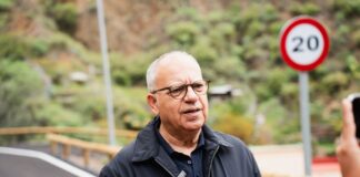 El Cabildo ejecuta actuaciones de emergencia en la CV-3 tras los daños causados por la borrasca Therese
