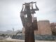 El Cabildo culmina la instalación de una escultura conmemorativa dedicada a la Ruta Colombina