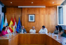 Comienzan los trabajos de adecuación del tramo de la avenida marítima de Valle Gran Rey afectado por la borrasca Therese