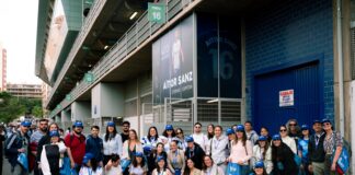 La Asociación Joven Tagoror de La Gomera disfruta del encuentro del Costa Adeje Tenerife Egatesa con el Barcelona