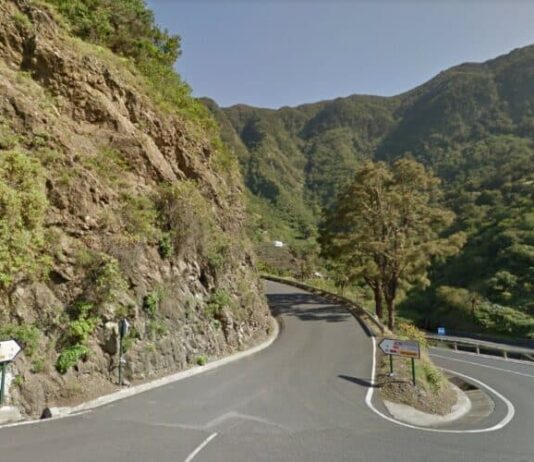 El Cabildo reabre al tráfico la carretera de El Rejo con medidas preventivas de seguridad