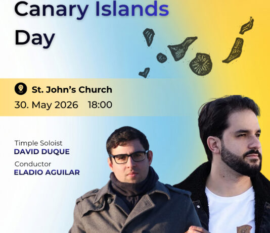 El Día de Canarias llega a Tallinn a través de la música y la cultura bajo la dirección del gomero Eladio Aguilar