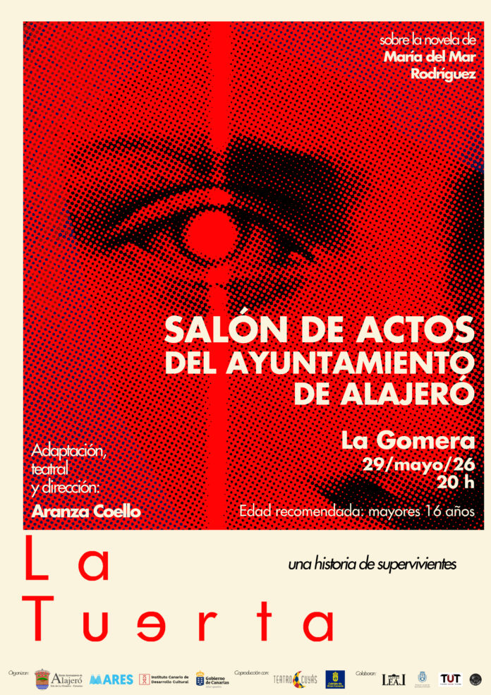 Cartel Obra de Teatro La Tuerta Alajeró 2026 vertical
