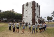 La III Semana Canaria de Juegos y Deportes Tradicionales acerca las modalidades vernáculas a un centenar de escolares de La Gomera