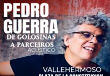 Pedro Guerra encabezará la programación del Día de Canarias en Vallehermoso