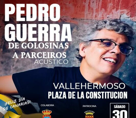 Pedro Guerra encabezará la programación del Día de Canarias en Vallehermoso