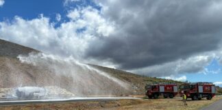 El Aeropuerto de La Gomera lleva a cabo un simulacro general de accidente aéreo