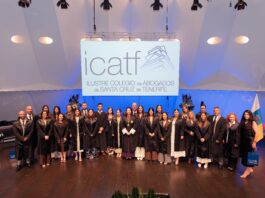 26 nuevos abogados y abogadas se incorporan al Ilustre Colegio de Abogados de Santa Cruz de Tenerife