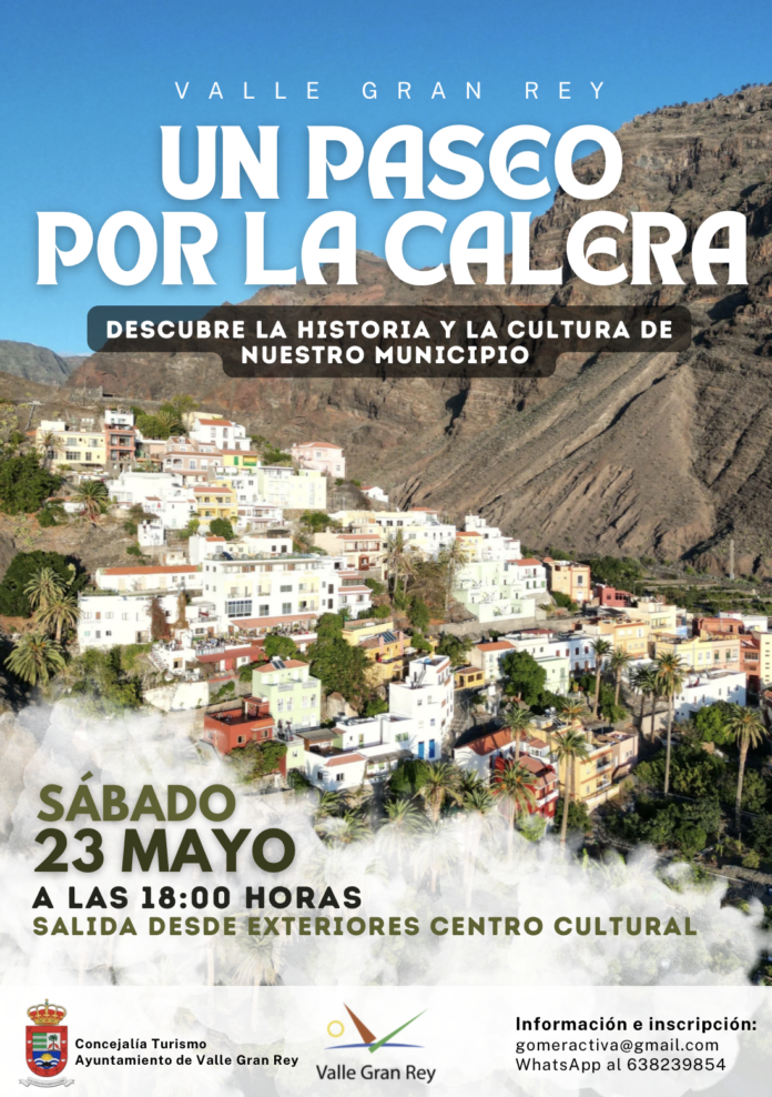 cartel paseo por La Calera