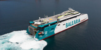 Baleària Canarias refuerza su apuesta por las islas con la llegada del nuevo ‘fast ferry’ ecoeficiente ‘Mercedes Pinto’