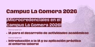 El Campus La Gomera inicia en julio la impartición de la oferta formativa de microcredenciales universitarias