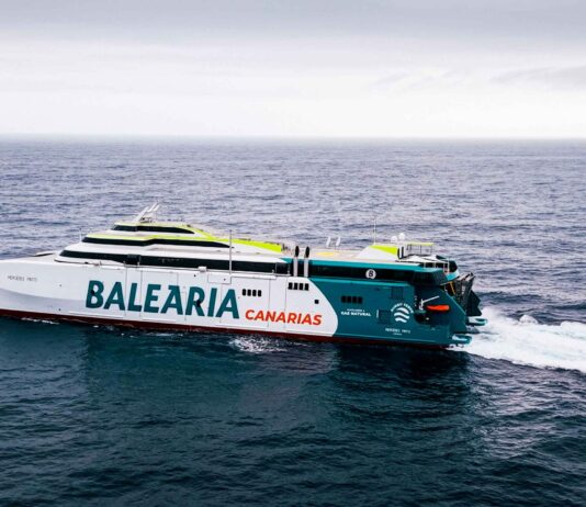 Horario de los trayectos de Balearia Canarias entre los días 8 al 14 de junio