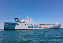 Baleària Canarias incorpora el buque de mayor capacidad histórica de carga rodada del archipiélago en sus conexiones con la península