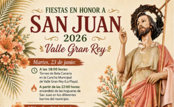 Valle Gran Rey celebra las Fiestas en Honor a San Juan con actividades tradicionales en Los Reyes