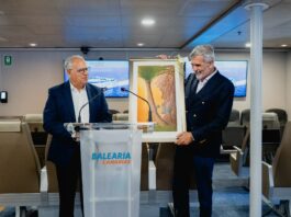 Curbelo destaca que la llegada de Baleària Canarias refuerza la competitividad y la conectividad marítima de La Gomera
