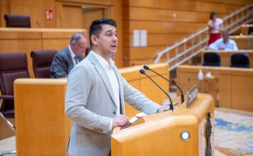 Fabián Chinea (ASG) pide a la Unión Europea una estrategia común con África para “combatir las causas de la inmigración” y defiende una política basada en la dignidad humana
