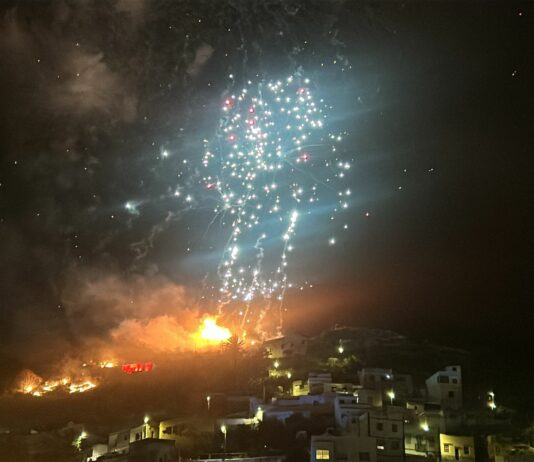 Vallehermoso referencia de la Noche de San Juan en La Gomera