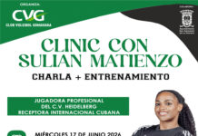 El Gomahara celebra un clínic de voleibol con la jugadora internacionalSulian Matienzo