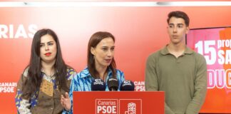 El PSOE acusa al Ejecutivo de CC-PP de abandonar a la juventud y reclama el cumplimiento de la Ley canaria de Educación