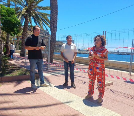 El Ayuntamiento de San Sebastián de La Gomera avanza en la reparación de los daños ocasionados por la borrasca Therese