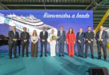 Baleària Canarias presenta el nuevo ‘fast ferry Mercedes Pinto’ que mejora la conectividad entre las islas capitalinas y Fuerteventura