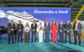 Baleària Canarias presenta el nuevo ‘fast ferry Mercedes Pinto’ que mejora la conectividad entre las islas capitalinas y Fuerteventura