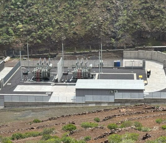 Endesa culmina con éxito las maniobras de prueba en la subestación de El Palmar, en La Gomera, paso previo a su puesta en servicio