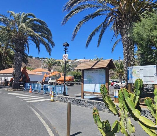 Comienzan las obras de instalación fotovoltaica para la estación de bombeo de aguas residuales en Playa de Santiago