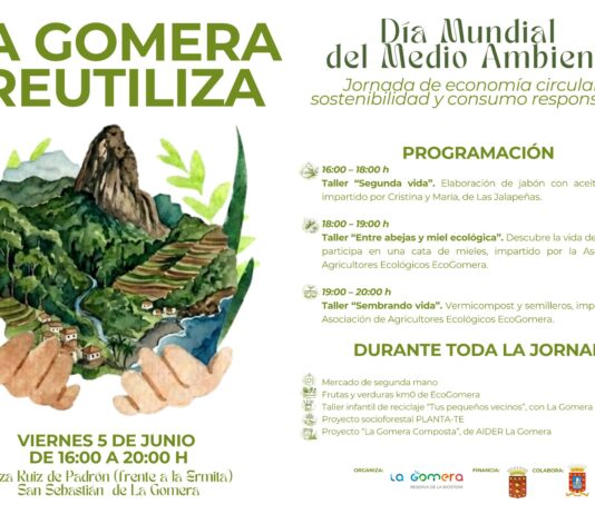 La Gomera celebra este viernes la jornada ‘La Gomera Reutiliza’ con motivo del Día del Medio Ambiente