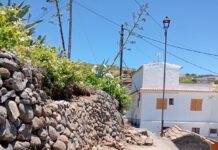 Vallehermoso recupera muros y caminos afectados por las borrascas Emilia y Therese