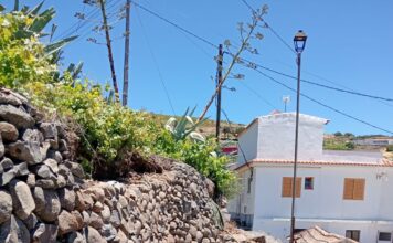 Vallehermoso recupera muros y caminos afectados por las borrascas Emilia y Therese
