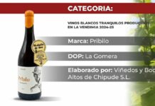 El Cabildo felicita a la Bodega Altos de Chipude por la medalla lograda en el Concurso Oficial de Agrocanarias