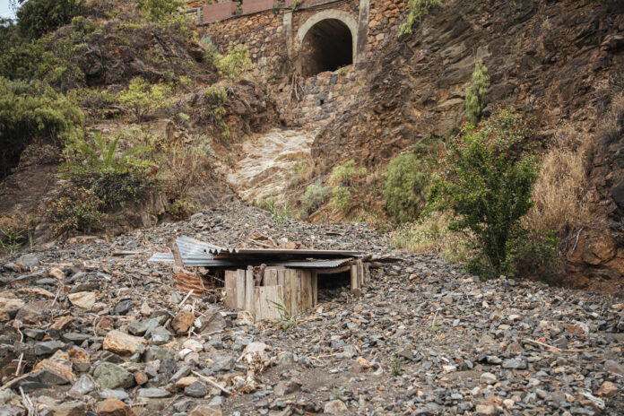 030726 Zona de trabajo en cauces de barrancos en el marco de las obras del Consejo Insular de Aguas de La Gomera