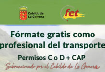 El Cabildo de La Gomera facilita cursos de formación para transporte profesional de viajeros y mercancías