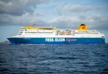 Más de 9.000 pasajeros escogieron la conexión marítima entre Huelva y Canarias de Fred. Olsen Express durante el comienzo del verano