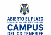 Abierto el plazo de inscripción para participar en el Campus del CD Tenerife en Valle Gran Rey