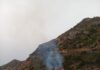 Declarado un conato de incendio la zona de Vegaipala, término municipal de San Sebastián de La Gomera