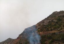 Declarado un conato de incendio la zona de Vegaipala, término municipal de San Sebastián de La Gomera