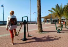 El Ayuntamiento de San Sebastián de La Gomera instala nuevos parques biosaludables en espacios municipales